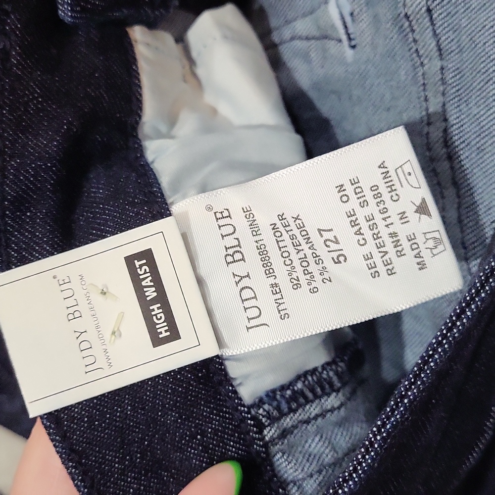 Judy Blue Women's Dark Blue Jeans - Picture 12 of 13